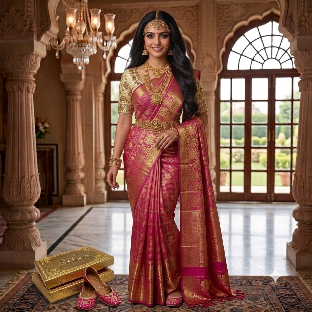 Kanchi Sizzling pink Dazz