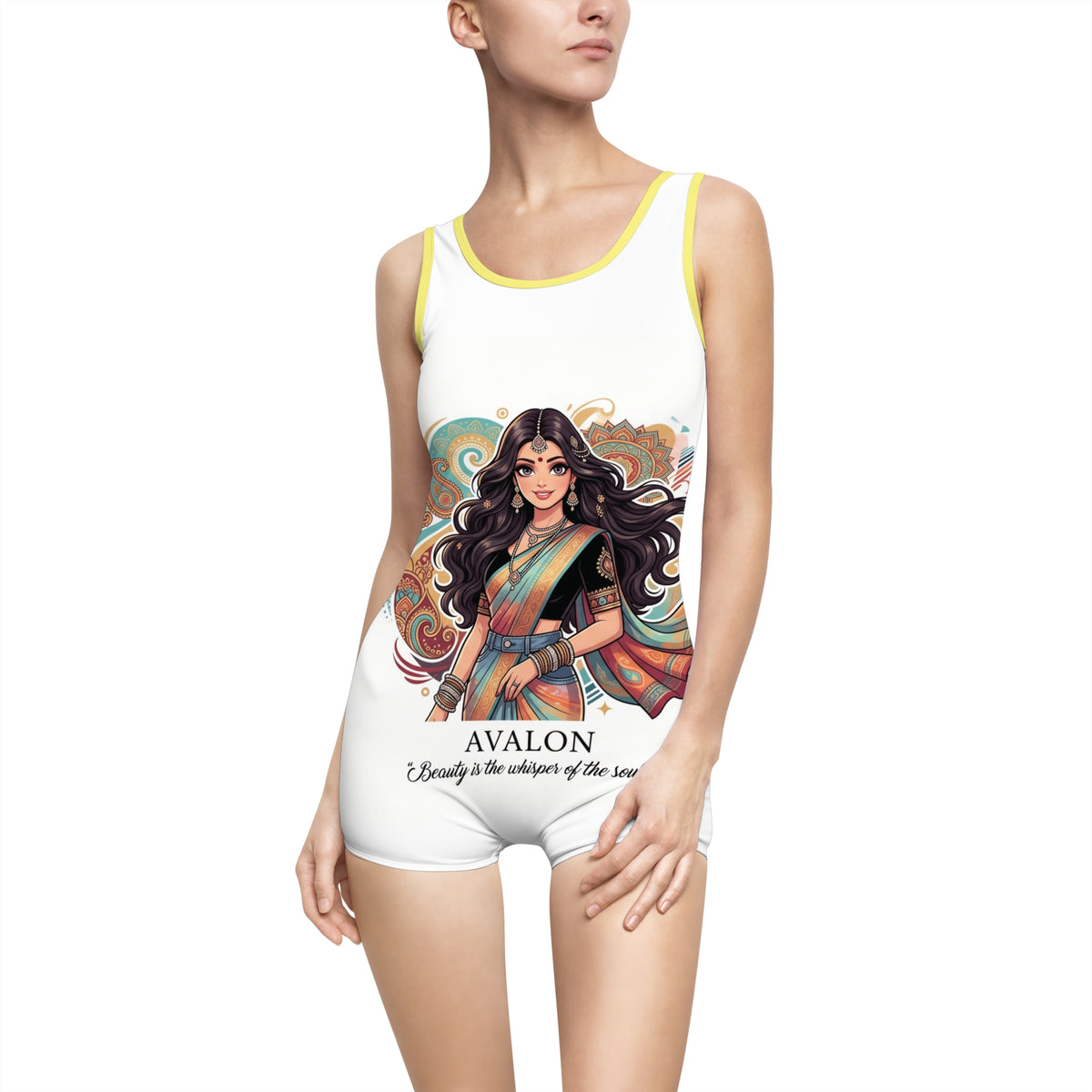 Women’s Vintage One-Piece Swimsuit