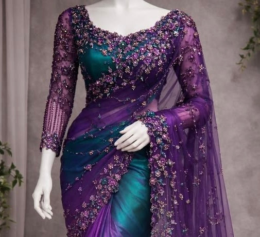 Peacock ombre dazz