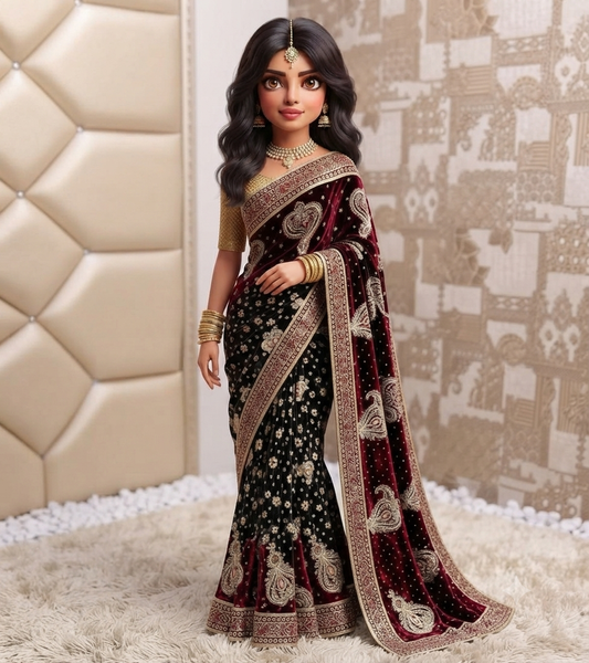 Shimmer Princessa saree