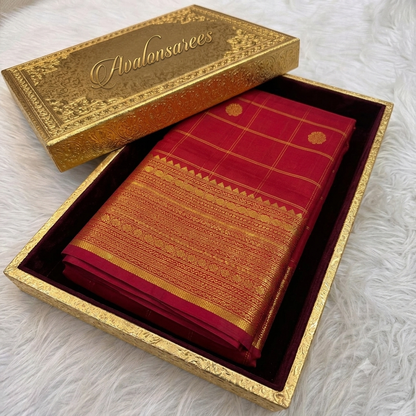 Kanjivaram Red Bridal Dazz
