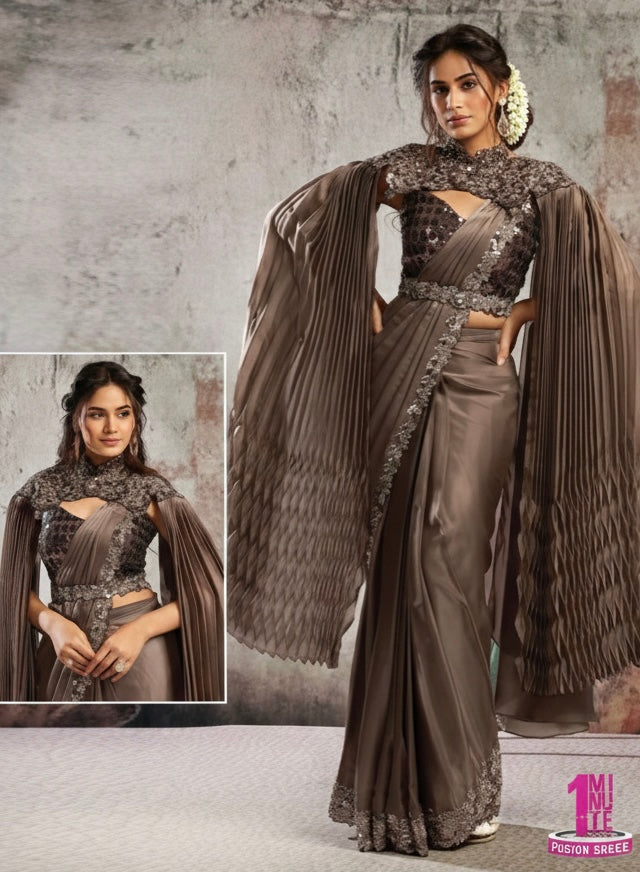 Cape Diva one minute saree