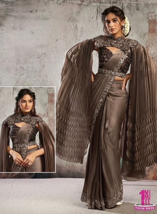 Cape Diva one minute saree