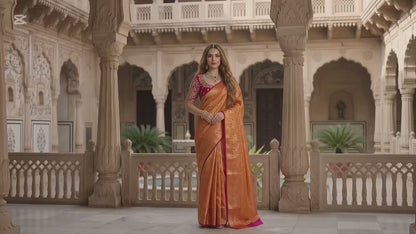 Bridal Kanchipuram saree Orizza